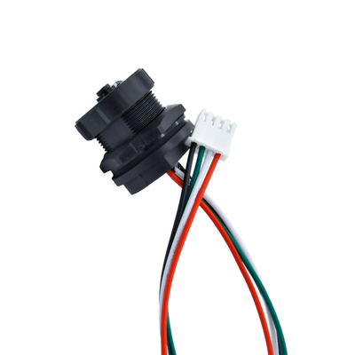 USB3.0 homem impermeável do PVC do conector PA66 do adaptador M12 à resina de cola Epoxy fêmea