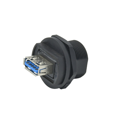 Receptáculo exterior impermeável USB 3,0 do conector IP67 de USB da montagem do painel de Rigoal